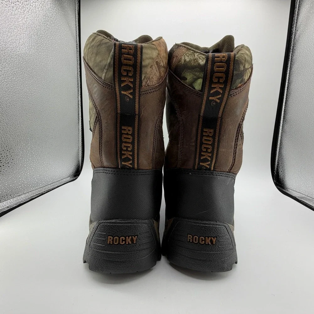 ROCKY Sport Pro 1000 Gram Hunting Boots Mens Size 10.5M RKS0309‎ Camo Waterproof
